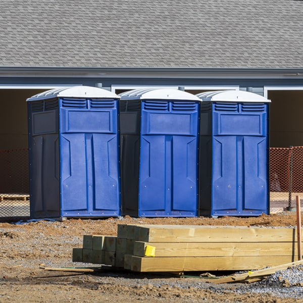 what is the maximum capacity for a single porta potty in Cando North Dakota